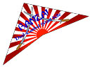 Banzai stunt kite illustration