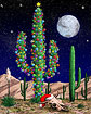 Tuscon Holiday christmas card illustration