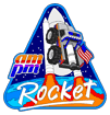 AM/PM Rocket logo art
